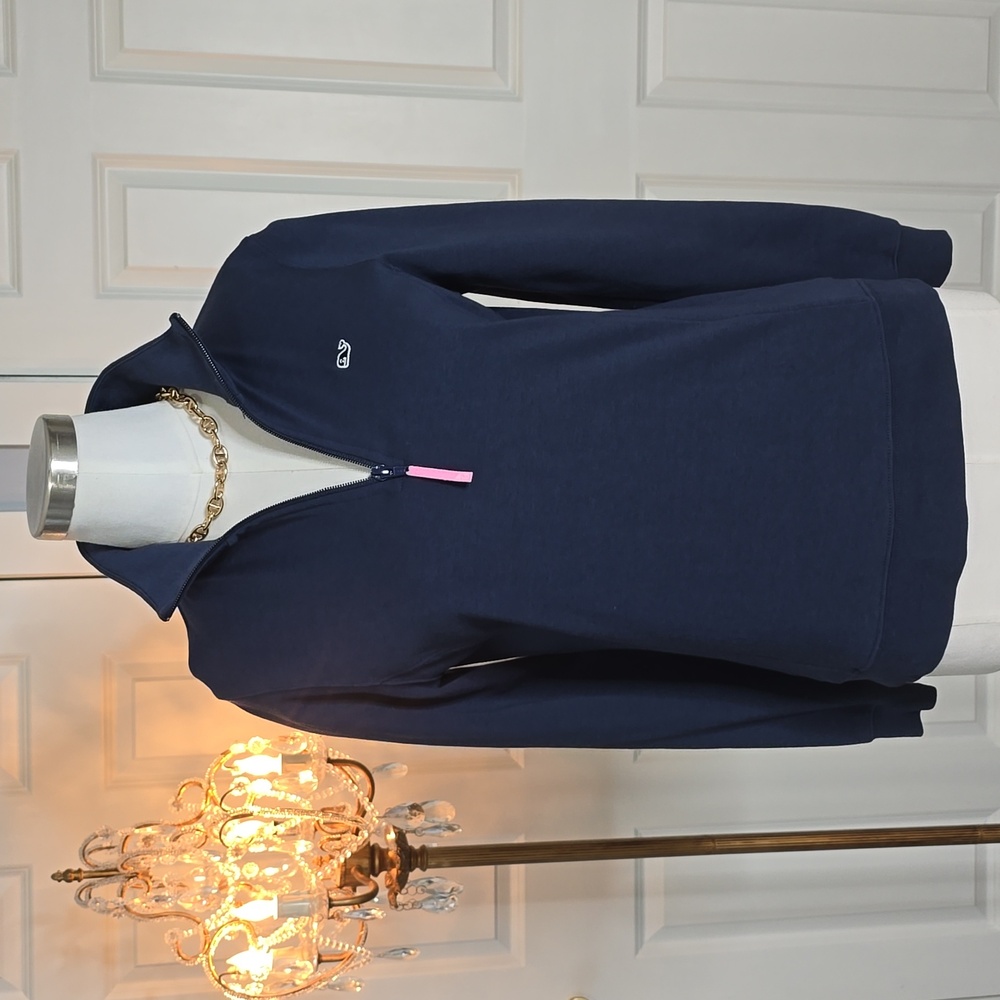 Vineyard Vines Classic Navy 1/4 Zip Shep Shirt, timeless.